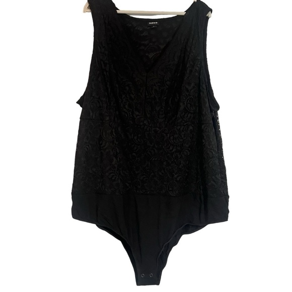 Torrid Black Lace Bodysuit 5x - Picture 9 of 15